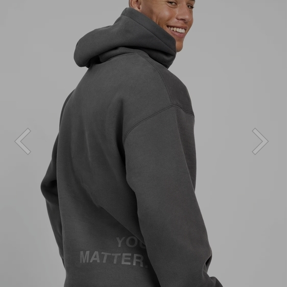 Charcoal Gray Men's Hoodie - Picture 1 of 7